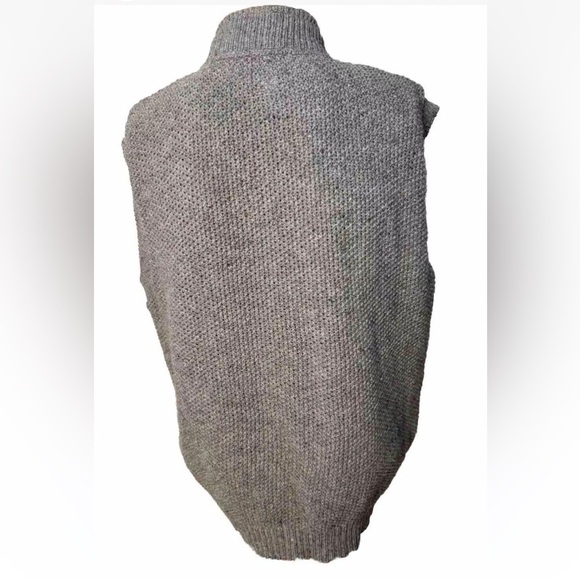 Vintage Alps Knit Zip Cardigan XL Mens Tan Black Wool Outdoors Camping Grandpa - Picture 3 of 11